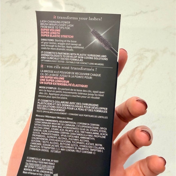 【Brand New】it cosmetics SUPERHERO Mascara in Super black travle size 5ml - Picture 4 of 10